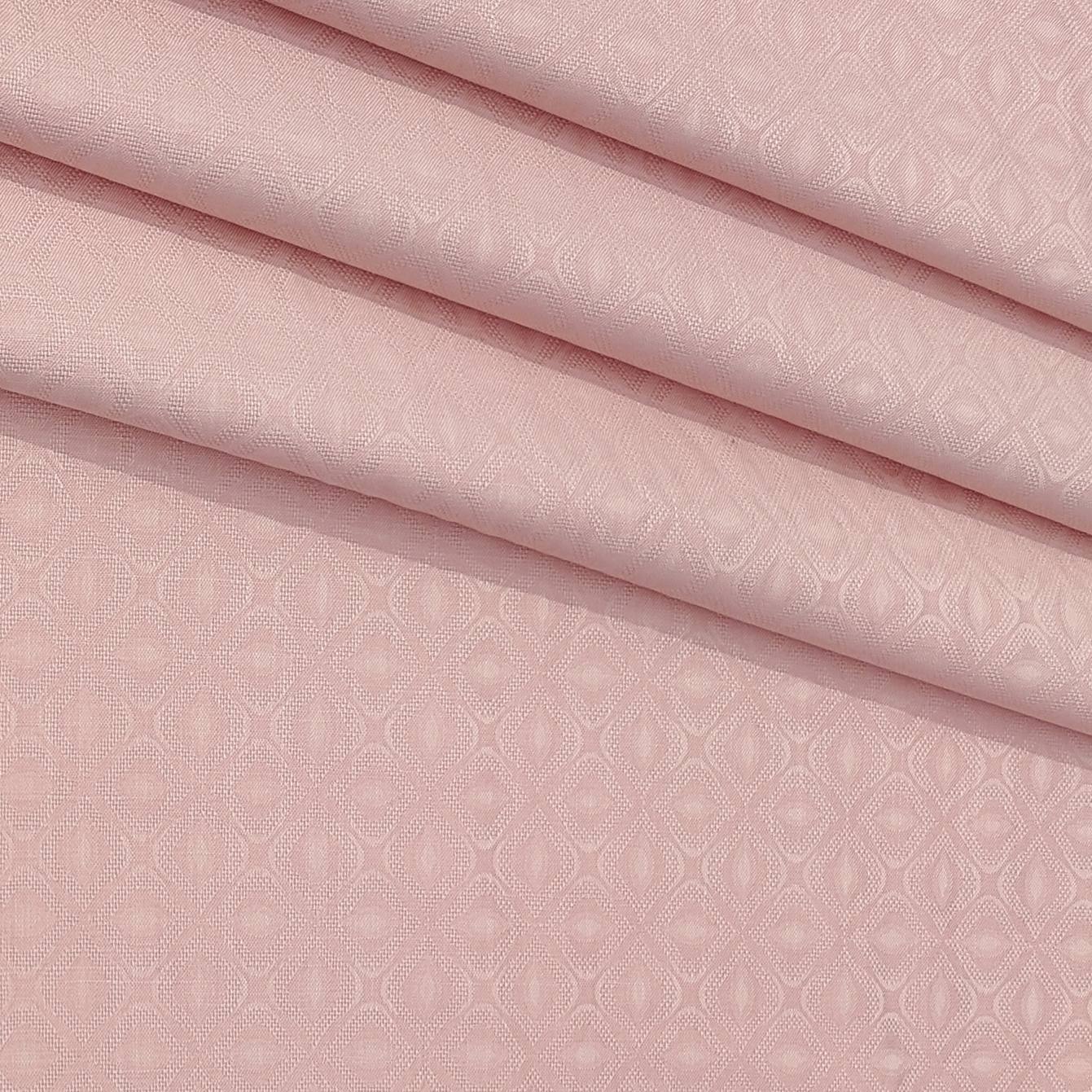 Shirt Fabric Soktas Finest 80s Giza Cotton Jacquard Colour Candy Pink